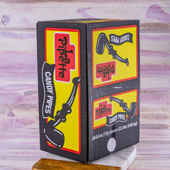 La Pipette Wockenfuss licorice pipes in a sealed package for lasting freshness.