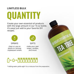 DIY soaps and room sprays enhanced with Lab Bulks Tea Tree Oil.