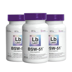 Lab51 BSW-51 bottle packaging displaying joint support formula for daily mobility