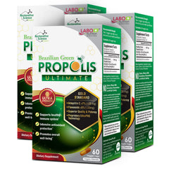 LABO Nutrition Brazilian Green Propolis Ultimate bottle promotes high-potency immune support.