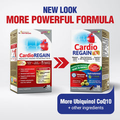 CardioREGAIN EX packaging hero emphasizes freshness technology