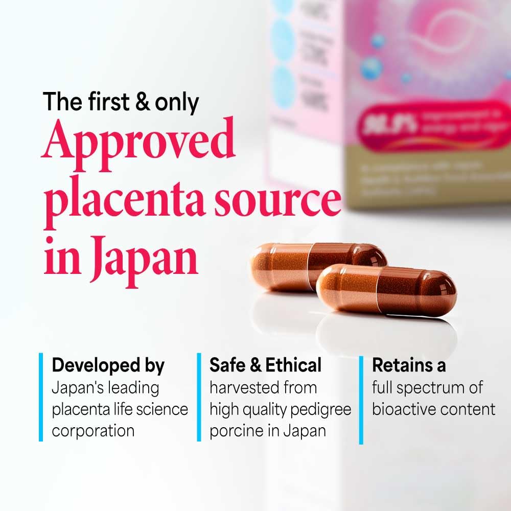 Le Ageless Placenta 99 ingredients list highlighting ceramides and collagen