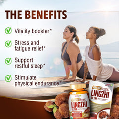 LABO Nutrition Lingzhi Reishi Ultra capsules for convenient daily wellness support.
