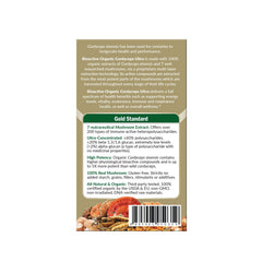 LABO Nutrition Cordyceps Ultra ingredients list highlights eight-mushroom blend.