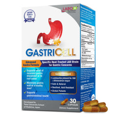 LABO Nutrition GASTRICELL bottle for daily digestive comfort.