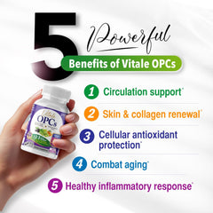 LABO Nutrition Vitale OPCs bioperine enhances nutrient absorption for better utilization.