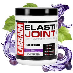 Labrada Elastijoint grape powder tub for joint support and flexibility.