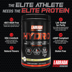 Labrada Hydro shaker with water ready for instant mixing.