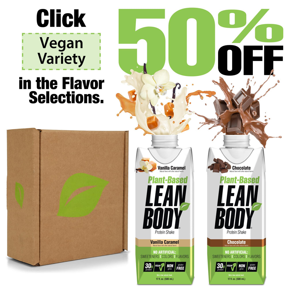 Labrada Lean Body label highlighting gluten-free, soy-free, non-GMO formula