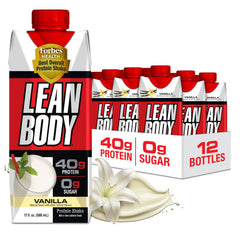 Labrada Lean Body RTD Vanilla bottle: on-the-go high-protein nutrition.