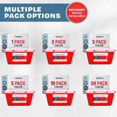 LabXcel 10-pack sharps containers for clinics, labs, or home use.