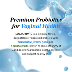 LACTOMEDI Intimate Care Gel ingredients close-up with natural components