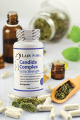 Lady Soma Candida Complex probiotic blend emphasizes microbiome support