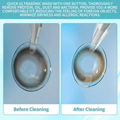 LADYPONYCSC Ultrasonic cleaner 3-minute cycle for quick lens refresh.