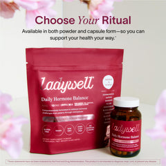 Saffron imagery signals mood support from Ladywell balance.