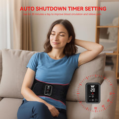 LAFCARE belt shows adjustable 48-inch wrap for different body types.