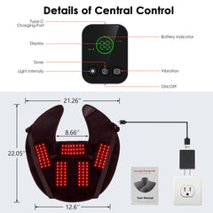 LAFCARE remote control enables easy brightness and mode changes