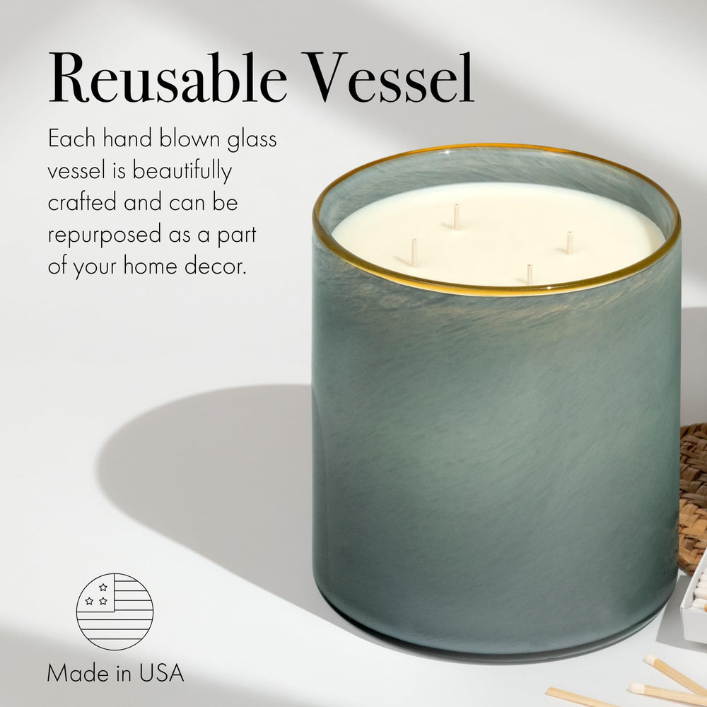 LAFCO New York Sea & Dune label detail on the vessel