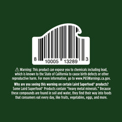 Laird Superfood Non-GMO Vegan label on packaging