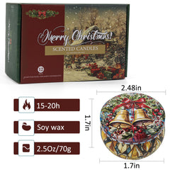 LAJDL Gift-ready tin with festive pattern enhances gifting and hosting.