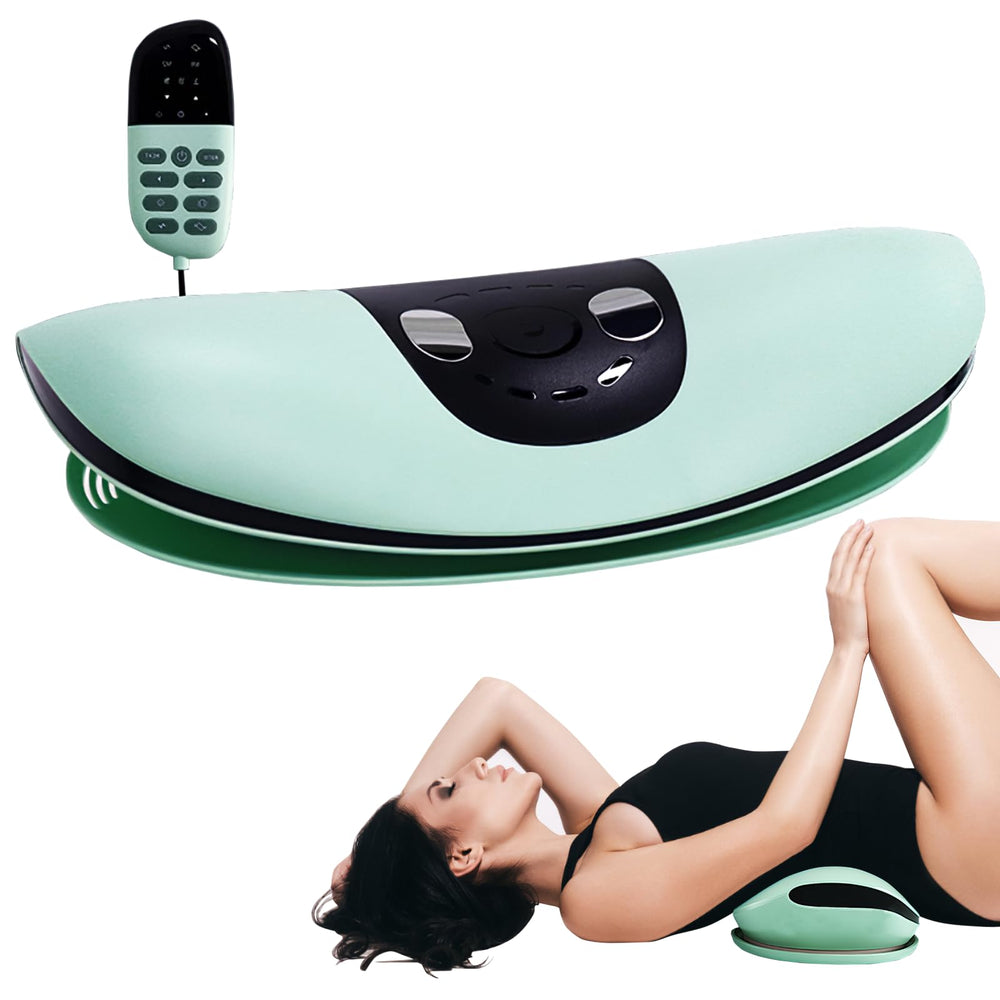 LAMATILOVE lumbar traction dynamic S-shaped: ergonomic 26° swing targets the lower back.