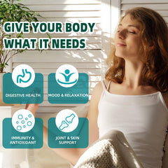 LAMFQA Vegan Non-GMO Sugar-Free formulation with clean ingredients.