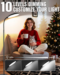 LanAqua Light Therapy Lamp adjustable neck enables precise light direction