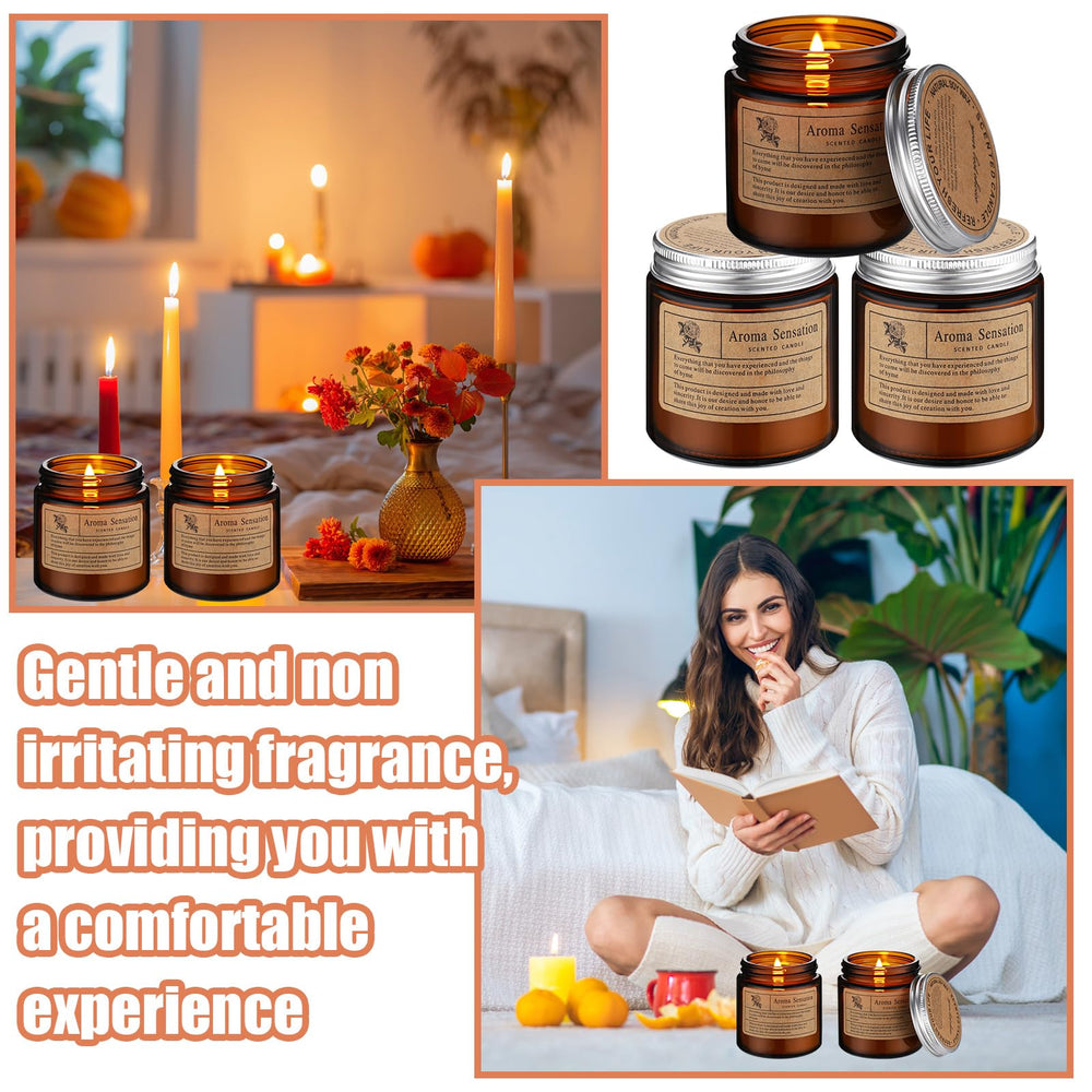 Landhoow candle 2.8 oz size provides long-lasting fragrance.