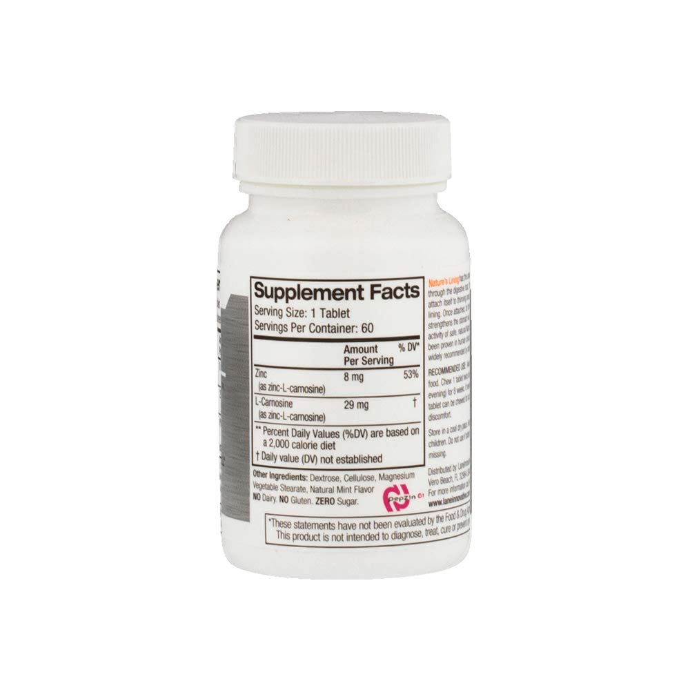Lane Innovative Nature's Lining chewable tablets bottle dispense ready for daily use.
