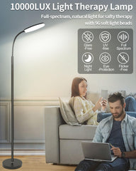 LanSuper lamp offers six color temperatures for task and mood lighting.