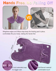 LANVA heating pad auto-off timer for safe use.