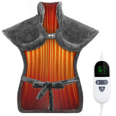 LANVA heating pad neck-shoulders-back 24x33 delivers full coverage for soothing warmth.