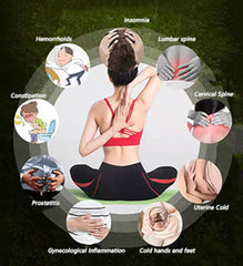 LANYANZI Smokeless Moxa Cushion side view for comfortable positioning