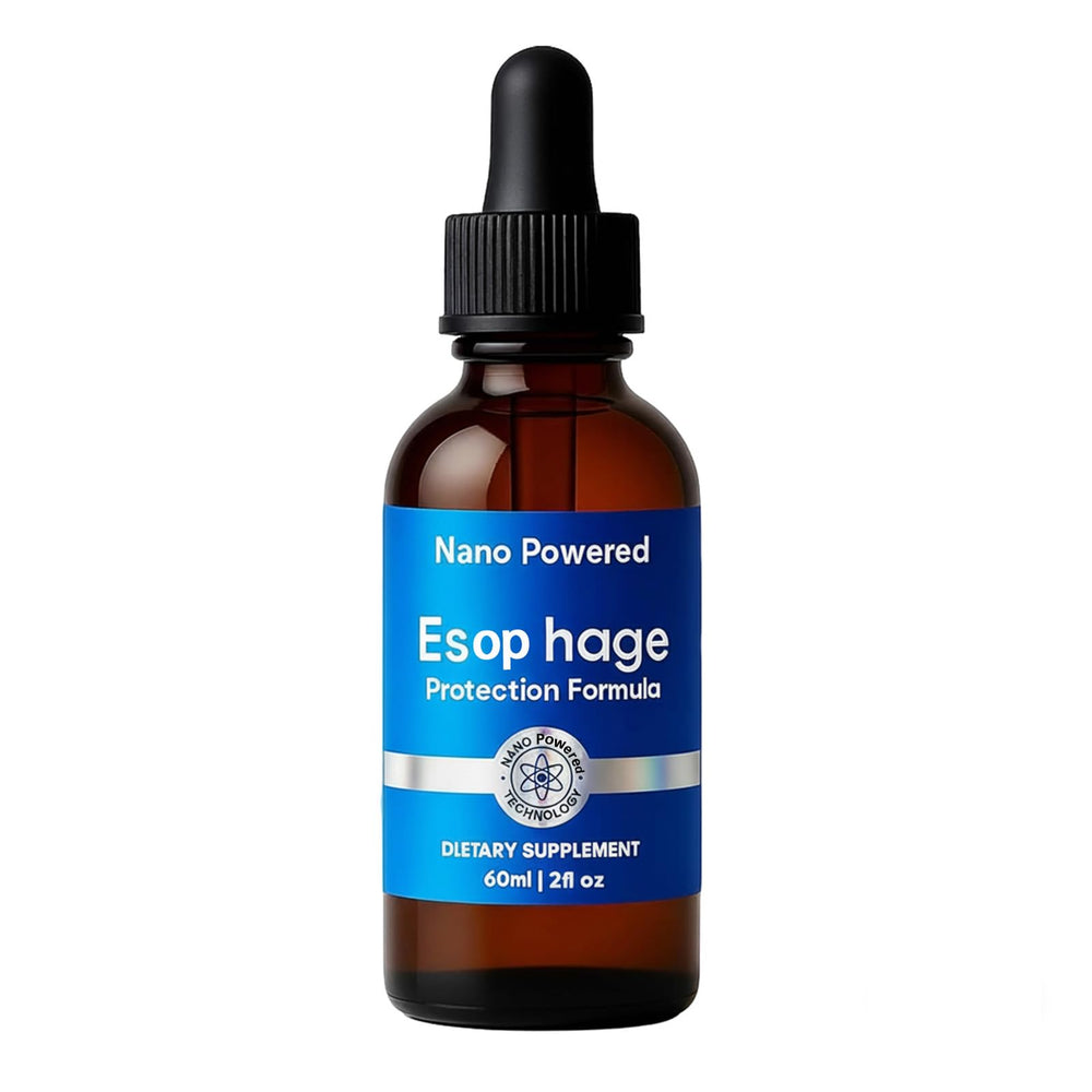 LANZF Nano-Powered Esophageal Drops bottle for soothing digestive comfort.