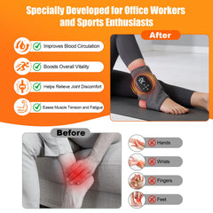 Laokiiy Foot Renew heat settings provide comforting warmth during sessions.