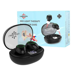 LaseLocks 650nm ear wellness device delivers gentle comfort and relaxation.