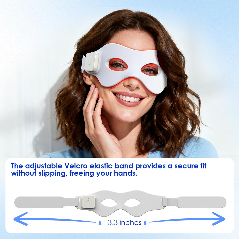 LaseLocks adjustable fit accommodates different head sizes for comfort.