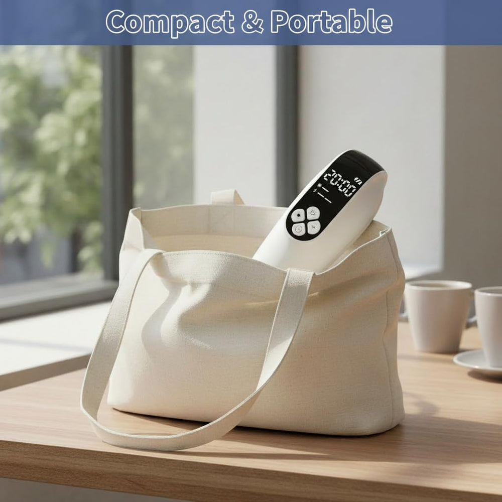LaseLocks dual modes with adjustable levels tailor sessions for your mood and setting.