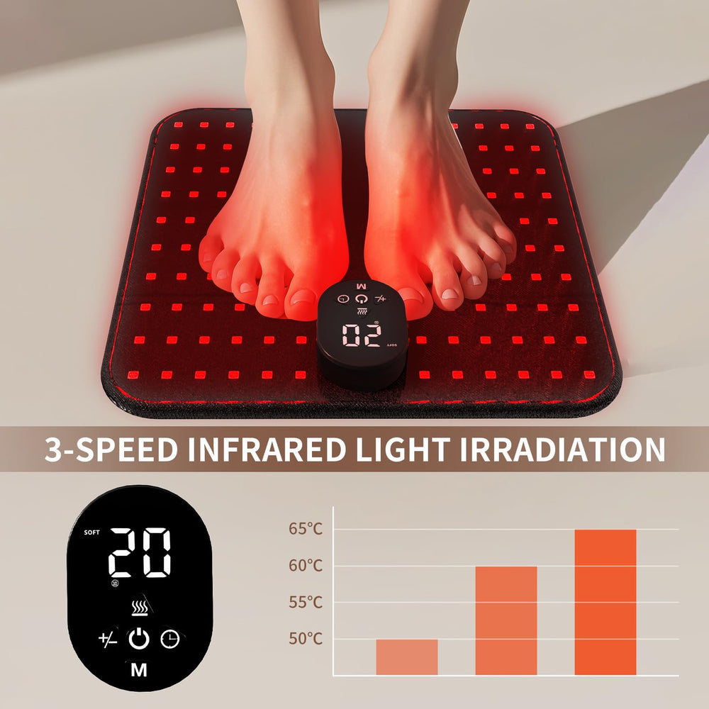 LaseLocks wireless feet mat ready for cord-free use anywhere