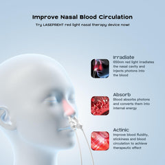 LASEPREHT nasal device with metallic casing, durable and premium feel.