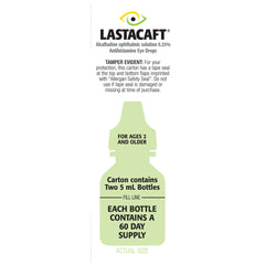 Lastacaft with FSA/HSA logos suggests eligible, budget-friendly access.