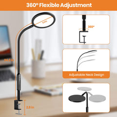 LASTAR UV-free full-spectrum lamp provides safe daylight-like glow for mood and focus.