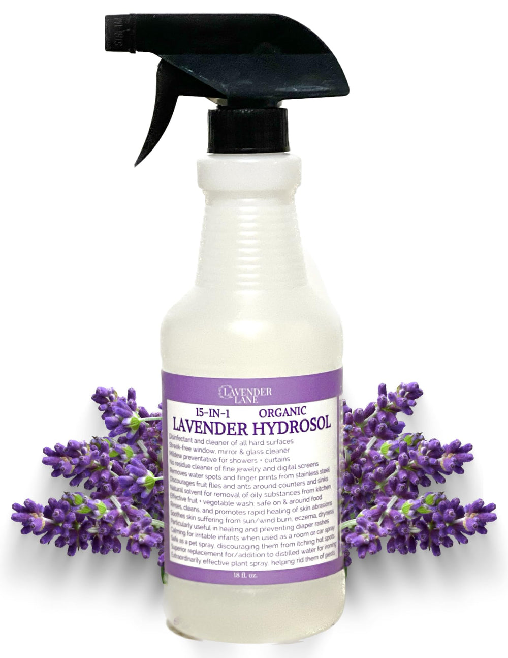 Lavender Lane linen and room spray usage for calming atmosphere.