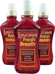 Lavoris Cinnamon Original mouthwash bottle ready for daily use and fresh breath
