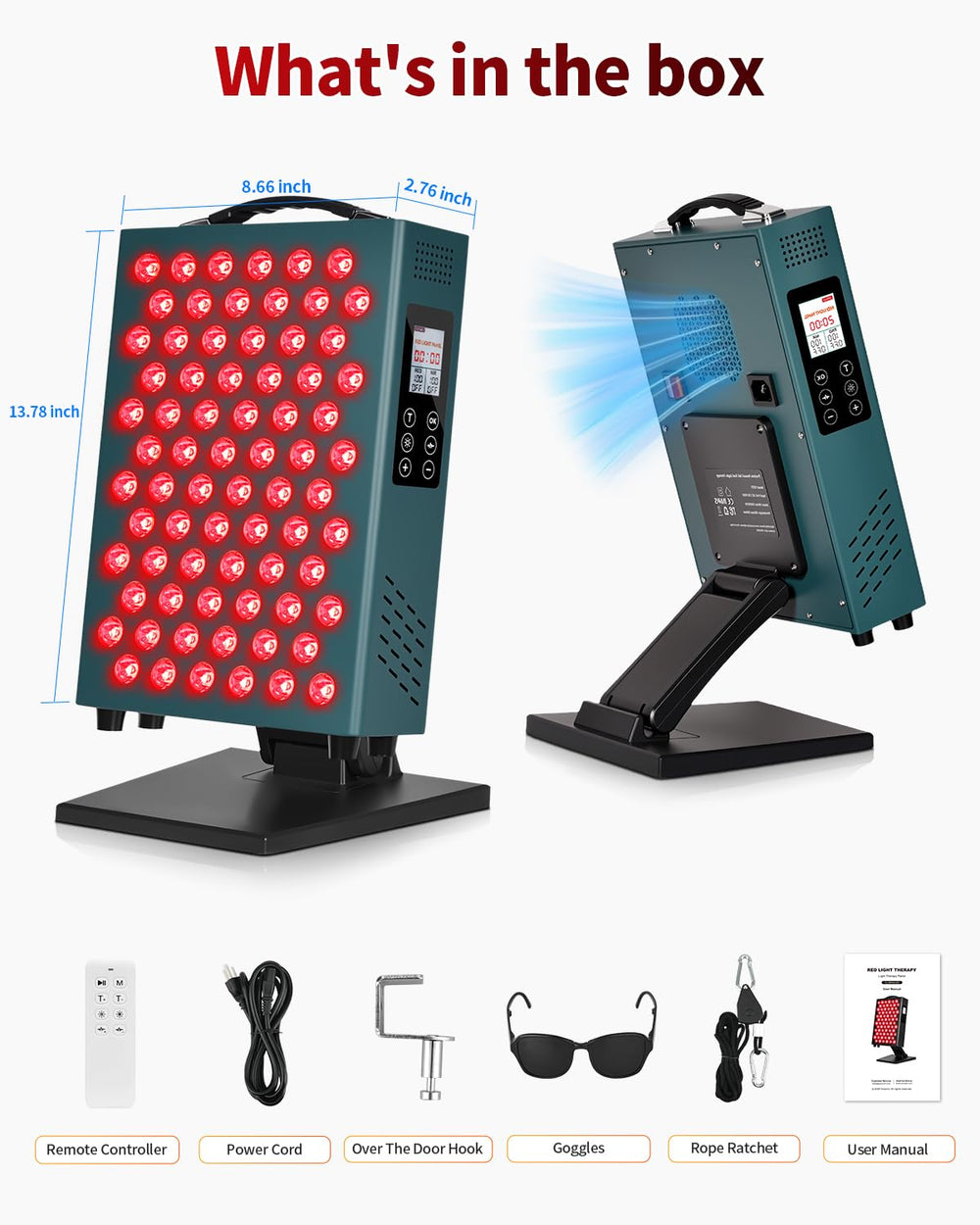 Lawind desk-use setup for quick at-work light therapy