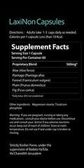 Laxinon daily-use guide card offers practical dosage tips