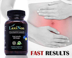 Laxinon label closeup highlights ingredients and natural origins