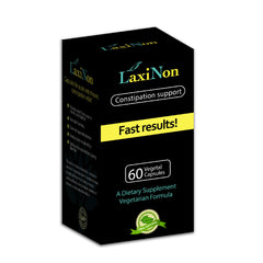 Laxinon measuring spoon demonstrates simple herbal dosage for consistency