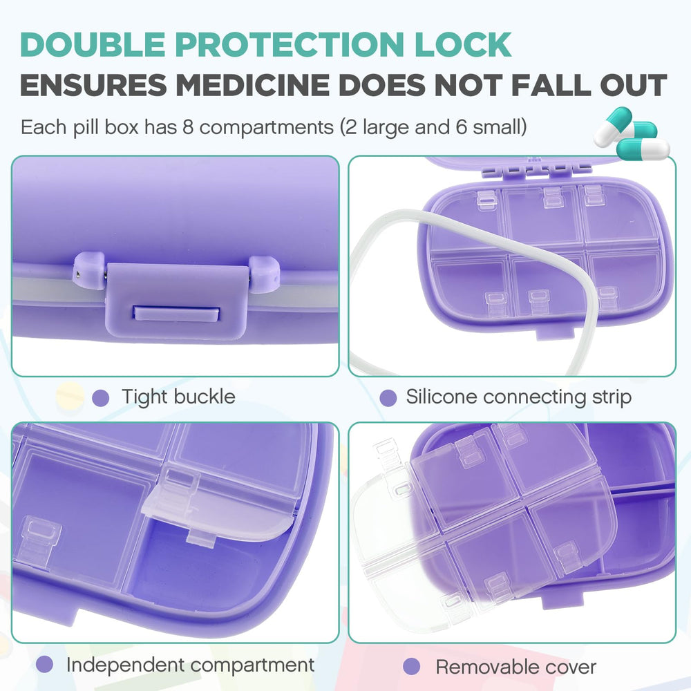 Layhit pill container includes a black pen for quick labeling and identification.