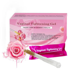 Laymoon VagiTite Med+ bottle shows quick-absorbing gel for daily intimate care.
